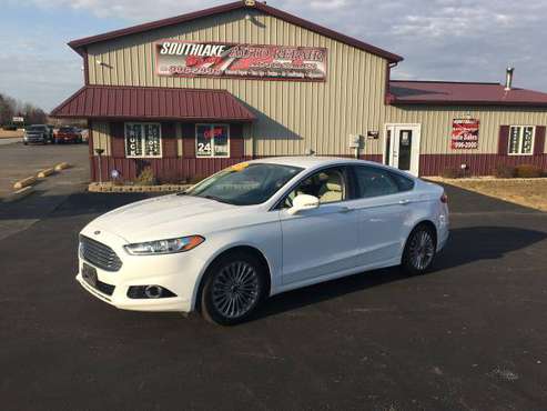 2014 FORD FUSION TITANIUM AWD - - by dealer - vehicle for sale in Hebron, IL