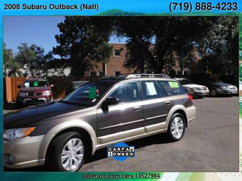 2008 Subaru Outback (Natl) 4dr H4 Auto Ltd - cars & trucks - by... for sale in Colorado Springs, CO