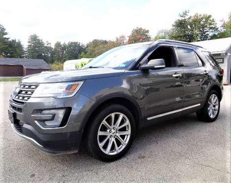 OPEN! 2017 Ford Explorer Limited 4x4 NAV Leather 7-Pass Clean - cars... for sale in Hampton Falls, NH