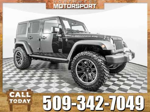Lifted 2016 *Jeep Wrangler* Unlimited Sport 4x4 for sale in Spokane Valley, WA