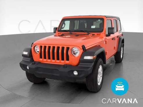 2020 Jeep Wrangler Unlimited Sport S Sport Utility 4D suv Orange - -... for sale in Manchester, NH
