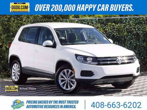 2018 VW Volkswagen Tiguan Limited 2.0T suv Pure White - cars &... for sale in San Jose, CA