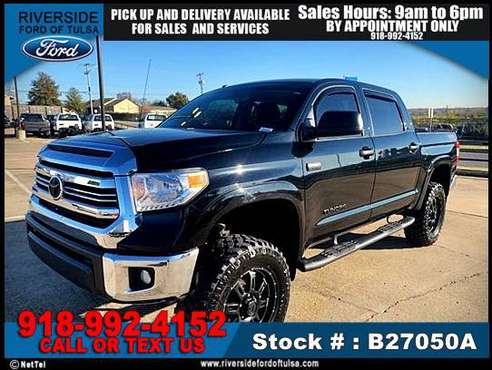 2017 Toyota Tundra TRD Pro 4X4 TRUCK -EZ FINANCING -LOW DOWN! - cars... for sale in Tulsa, OK