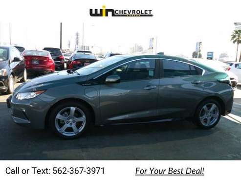 2017 Chevy Chevrolet Volt LT hatchback heather gray metallic - cars... for sale in Carson, CA