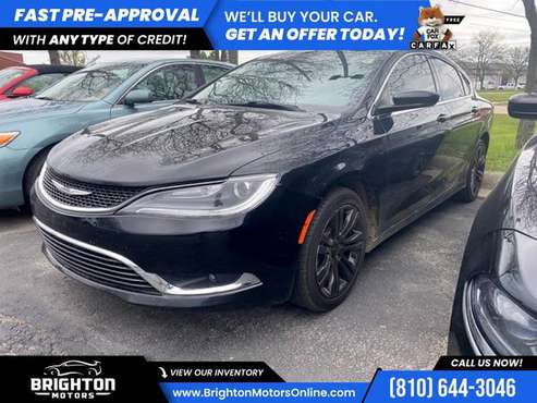 2015 Chrysler 200 Limited FOR ONLY 218/mo! - - by for sale in Brighton, MI