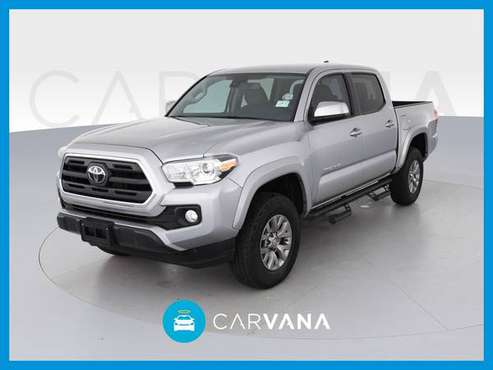 2019 Toyota Tacoma Double Cab SR5 Pickup 4D 5 ft pickup Silver for sale in Lakeland, FL