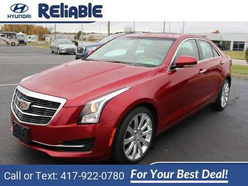 2016 Caddy Cadillac ATS 2.0L Turbo Luxury sedan Velocity Red - cars... for sale in Springfield, MO