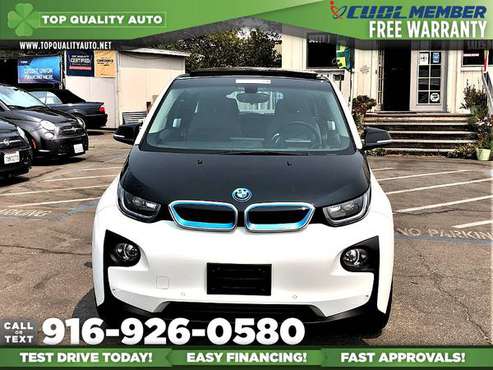 2017 BMW i3 Hatchback for only $17,995 - cars & trucks - by dealer -... for sale in Rancho Cordova, CA