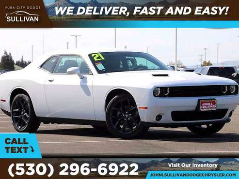 2021 Dodge Challenger SXT FOR ONLY 472/mo! - - by for sale in Yuba City, CA