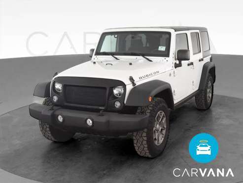 2015 Jeep Wrangler Unlimited Rubicon Sport Utility 4D suv White - -... for sale in Manchester, NH