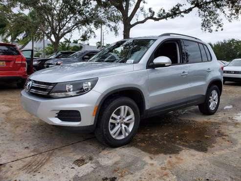 2017 *Volkswagen* *Tiguan* *2.0T S FWD* REFLEX SILVE - cars & trucks... for sale in Coconut Creek, FL