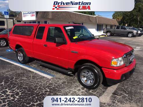 2009 *Ford* *Ranger* *SUPER CAB* RED for sale in Bradenton, FL