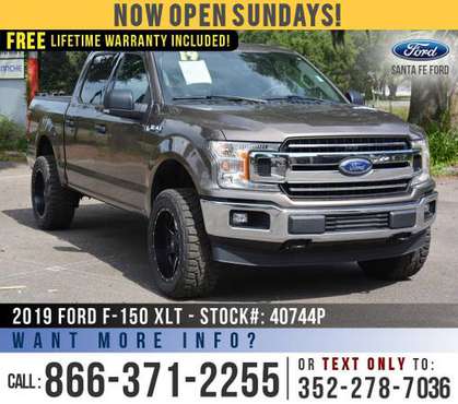 ‘19 Ford F-150 XLT 4WD *** FordPass Connect, Cruise, Bedliner *** -... for sale in Alachua, FL