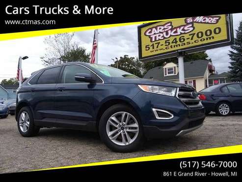 2017 Ford Edge SEL AWD 2.0L Turbo ~ Sporty Crossover, We Finance !! for sale in Howell, MI