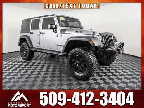 Lifted 2016 *Jeep Wrangler* Unlimited Sport 4x4 - cars & trucks - by... for sale in Pasco, WA
