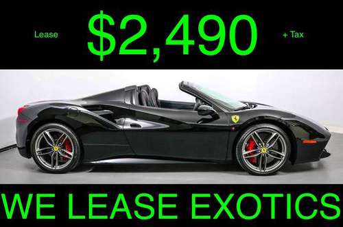 2018 Ferrari 488 Spider - Lease for 2, 490 tax: WE LEASE EXOTICS for sale in San Francisco, CA
