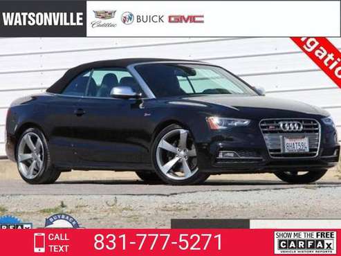 2017 Audi S5 Cabriolet Convertible Mythos Black Metallic for sale in Watsonville, CA