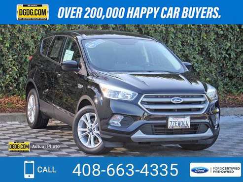2017 Ford Escape SE hatchback Shadow Black - cars & trucks - by... for sale in San Jose, CA