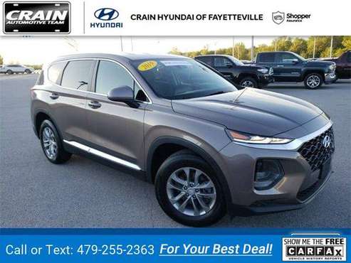 2019 Hyundai Santa Fe SE 2.4 suv Earthy Bronze for sale in Fayetteville, AR