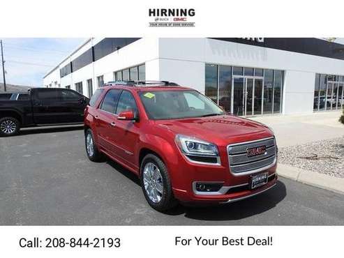 2014 GMC Acadia Denali suv Crystal Red Tintcoat - - by for sale in Pocatello, ID