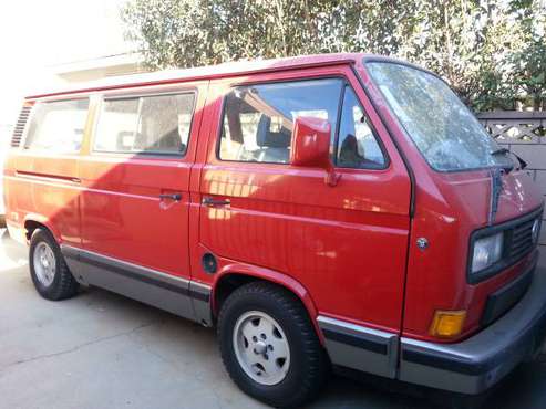 *Red Volkswagen Vanagon (Wolfsburgs Edition)* - cars & trucks - by... for sale in Los Angeles, CA