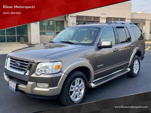 2006 FORD EXPLORER EDDIE BAUER 4WD LEATHER 3ROW TOW GOOD TIRES... for sale in Skokie, IL