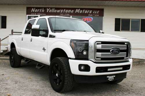 2014 Ford F-250 Platinum Power Stroke Crew Cab 4x4 - cars & trucks -... for sale in Rigby, ID