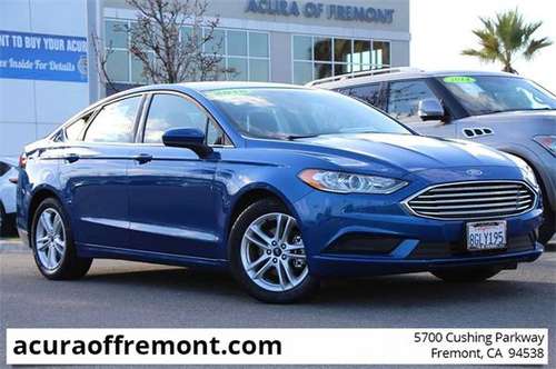 *2018 Ford Fusion Sedan ( Acura of Fremont : CALL ) - cars & trucks... for sale in Fremont, CA
