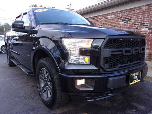 2016 Ford F150 Lariat CC FX4 4x4, 101k, Black/Black, Loaded, Must... for sale in Franklin, MA