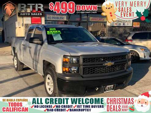 2015 Chevrolet Chevy Silverado 1500 Work Truck Double Cab 2WD - cars... for sale in Upland, CA