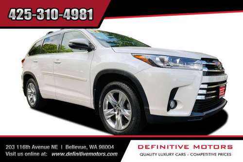 2017 Toyota Highlander Limited AVAILABLE IN STOCK! SALE! for sale in Bellevue, WA