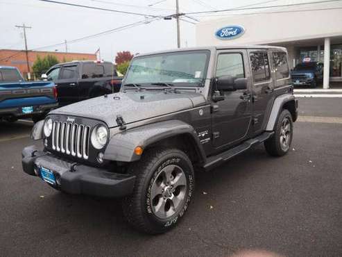 2018 Jeep Wrangler JK Unlimited Sahara **100% Financing Approval is... for sale in Beaverton, OR