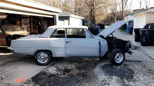 1967 CHEVROLET NOVA CHEVY II Rolling chassis 2DR POST RESTORED for sale in Palatine, IL