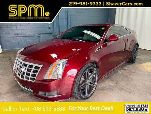 2014 Caddy Cadillac CTS Coupe coupe RED - cars & trucks - by dealer... for sale in Merrillville, IL
