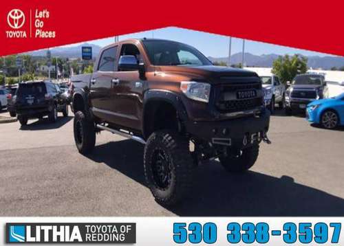 2014 Toyota Tundra 4WD 4WD Crew Cab Pickup CrewMax 5.7L V8 6-Spd AT Pl for sale in Redding, CA