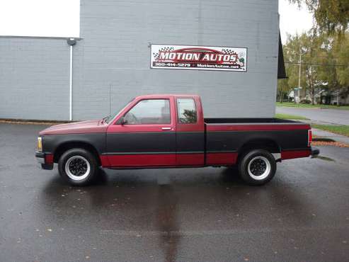 1991 CHEVROLET S-10 EXT CAB SQUARE BODY 2WD 4.3 V6 5-SPEED 177K... for sale in LONGVIEW WA 98632, OR