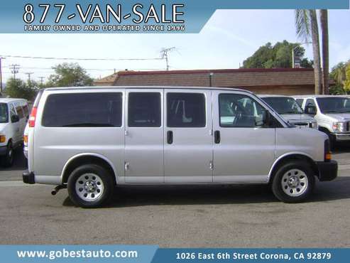 2012 Chevy Express G1500 8-Passenger Cargo Van 1 Owner RV Camper... for sale in Corona, CA