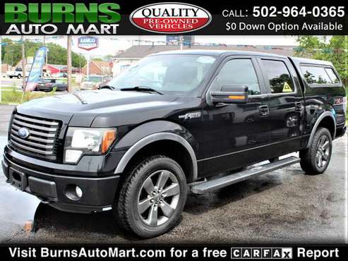 2-Owner Carfax 2011 Ford F-150 4WD SuperCrew FX4 DVD 5 0L COYOTE for sale in Louisville, KY