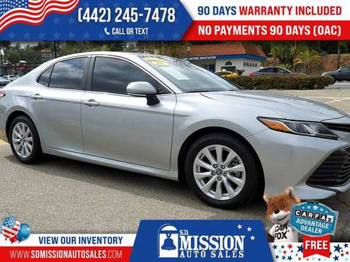 2018 Toyota Camry FOR ONLY 332/mo! - - by dealer for sale in Vista, CA