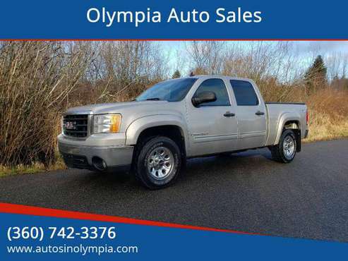 2008 GMC Sierra 1500 SLE1 4WD 4dr Crew Cab 5 8 ft SB - cars & for sale in Olympia, WA