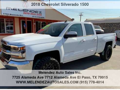 2018 Chevrolet Silverado 1500 4WD Double Cab 143.5 LT w/1LT - cars &... for sale in El Paso, TX