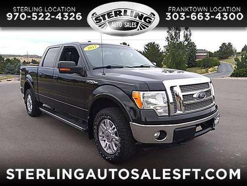 2012 Ford F-150 F150 F 150 4WD SuperCrew 145 Lariat - CALL/TEX for sale in Sterling, CO