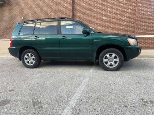 🏁2002 Toyota Highlander 4x4 green/tan/sunroof 173,000 miles🏁 - cars... for sale in Baltimore, MD