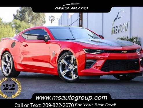 2017 Chevy Chevrolet Camaro 1SS coupe Red Hot - - by for sale in Sacramento , CA
