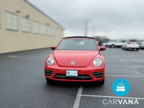 2017 VW Volkswagen Beetle 1.8T S Convertible 2D Convertible Red - -... for sale in Long Beach, CA