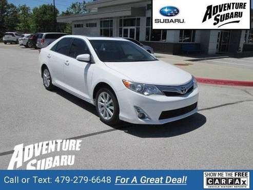 2012 Toyota Camry XLE sedan Super White - - by dealer for sale in Fayetteville, AR