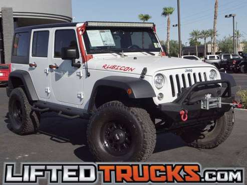 2017 Jeep Wrangler Unlimited RUBICON 4X4 SUV 4x4 Passe - Lifted... for sale in Glendale, AZ