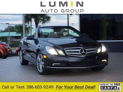 2011 Mercedes-Benz E 350 Cabriolet Convertible Black for sale in New Smyrna Beach, FL