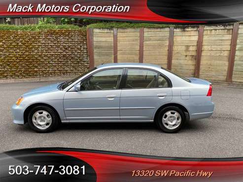 2003 Honda Civic Hybrid 2-Owners 63k Low Miles 43MPG New Tires for sale in Tigard, OR