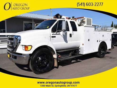 2004 Ford F650 Service Mechanics Truck 8600LB Crane, Cat Diesel for sale in Springfield, OR